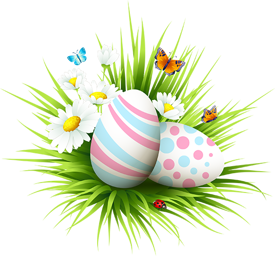 Tubes Pâques - Easter (555x516), Png Download