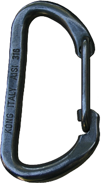 Carabiner (297x450), Png Download