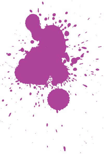 Paint Splatter Purple - Umr-design W-304 Stains Textil- / Wallstencil Size (400x590), Png Download
