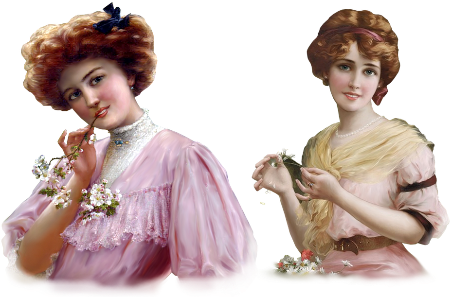 2 Women Group Vintage - Anne Of The Island (640x416), Png Download