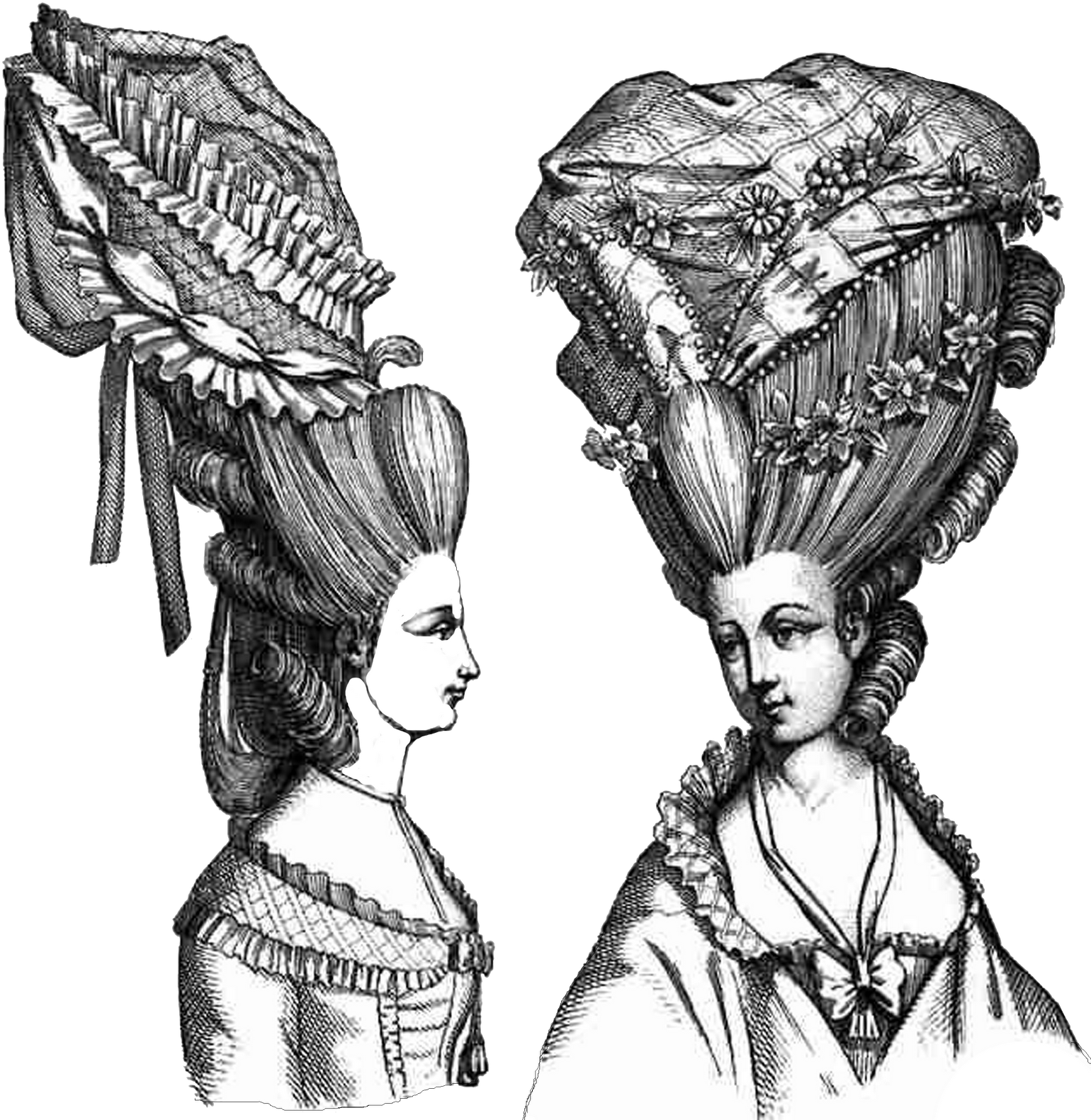 Vintage Wonder Woman Png Download - 18th Century French Fashion (1580x1600), Png Download