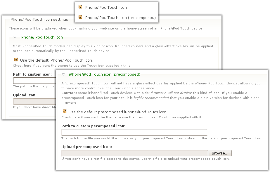 Touch Icons Theme Settings - Icon (440x330), Png Download