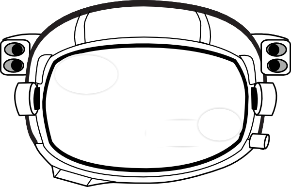 Helmet Clipart Astronaut - Astronaut (600x385), Png Download