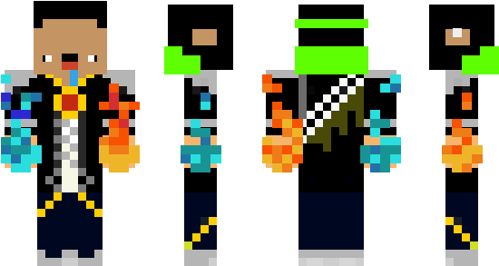 Minecraft Skin Murloc - Skin Mistik31 (600x348), Png Download