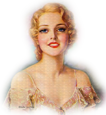 Vintage Woman Bp - Jules Erbit (369x400), Png Download
