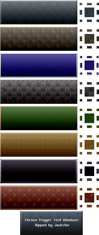 Text Windows - Chrono Trigger Text Windows (344x792), Png Download