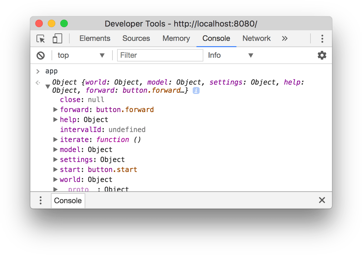 How The Console Used To Preview Objects - Information (1190x840), Png Download
