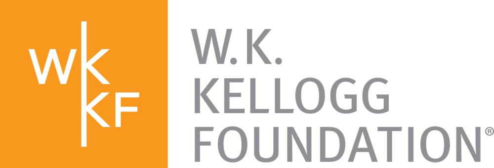 Wkkf Logo Cmyk Square-wordmark Ppt - Wk Kellogg Foundation Logo (1000x340), Png Download
