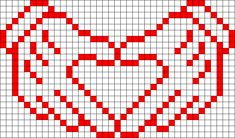 Heart Hands Perler Bead Pattern / Bead Sprite - Black And White Pixel Heart (820x484), Png Download