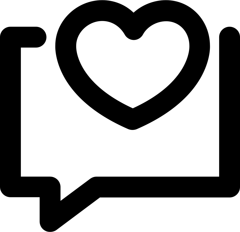 Love Message Comments - Messaging Love Icon Png (980x948), Png Download