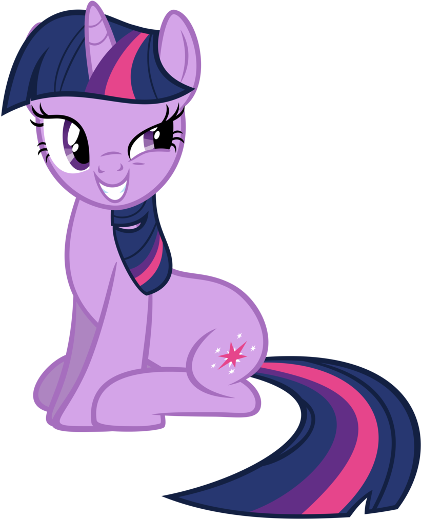 Fanmade Twilight Sparkle Winkie Face By Fallingferret - Friendship Is Magic Twilight Sparkle (900x1079), Png Download