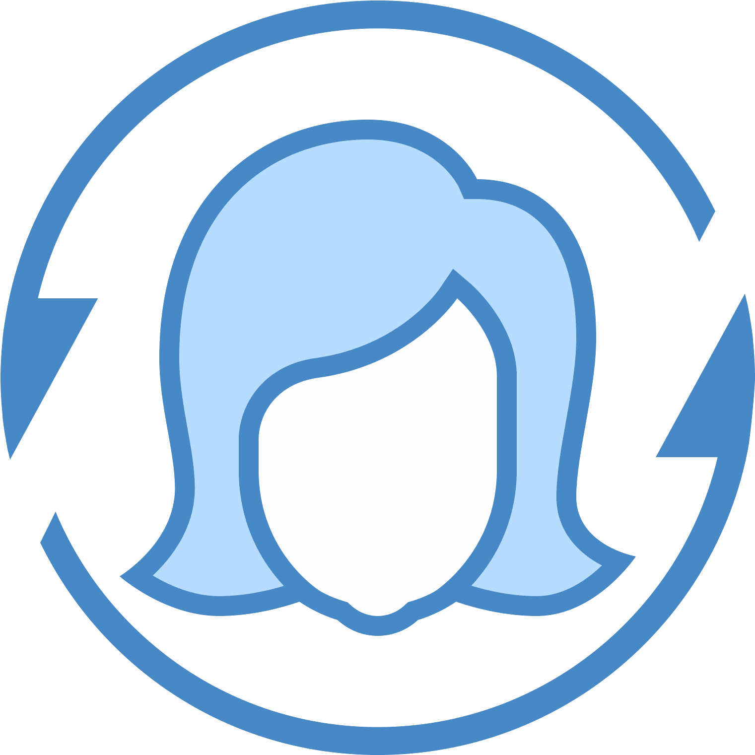 Life Cycle Icon - Female Name Icon (1600x1600), Png Download