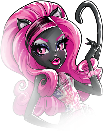 Tumblr O37azxd2uq1tc5d60o1 500 - Monster High Catty Noir Png (470x526), Png Download