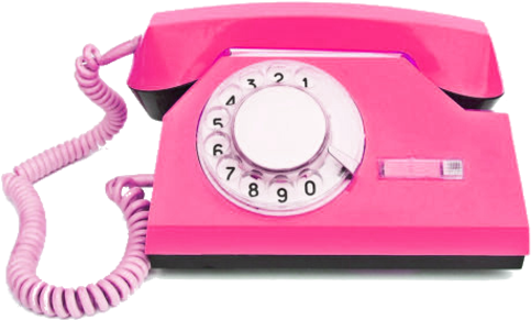 Edited By C Freedom Pink Telephone Image - Pink Telephone Png (600x437), Png Download
