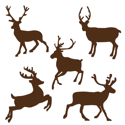 Reindeer Set Svg Cutting Files For Scrapbooking Cute - Free Svg Cutting Files Christmas (432x432), Png Download