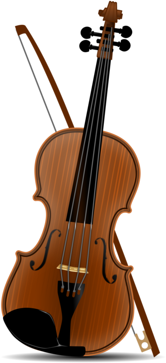 Violin Bow Musical Instruments Download - Violin Clip Art Png (441x750), Png Download