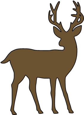 I Just Thought I Would Post An Svg File That I Created - Svg Deer (303x406), Png Download