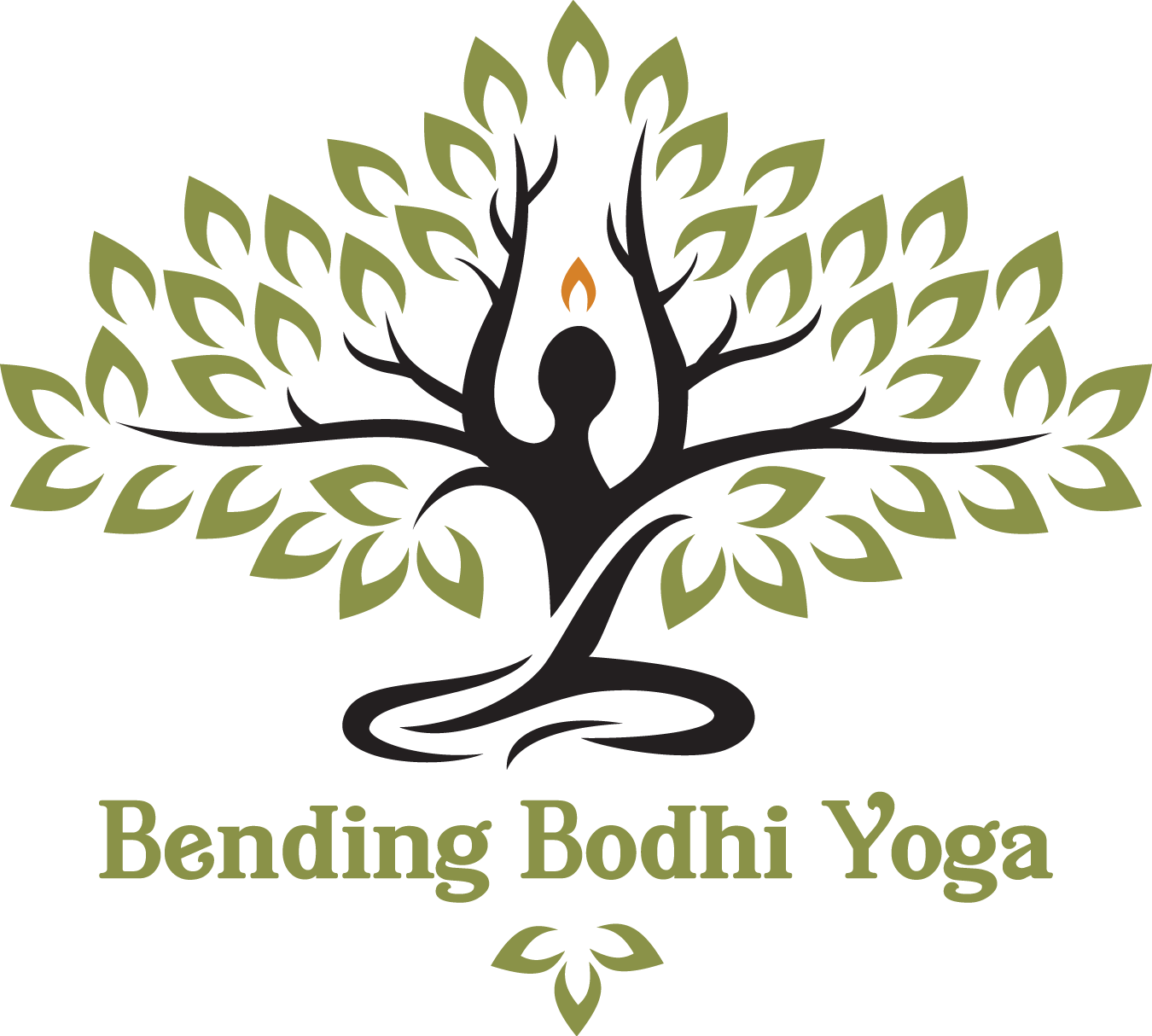 Yoga Tree Png Logo (1350x1214), Png Download