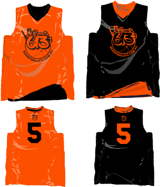 Basketball613 Has Custom Designed Basketball Uniforms - Basketball Jersey Reversible Design (323x386), Png Download