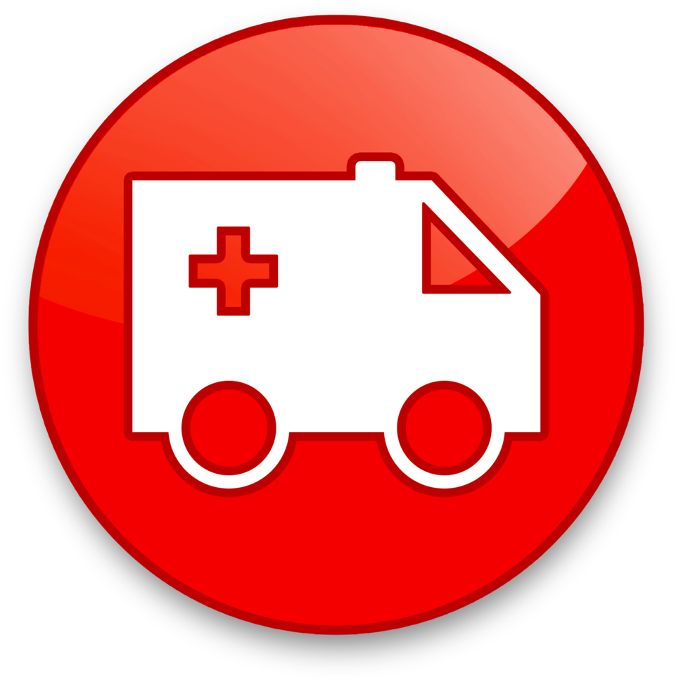 Ambulance Icon - Mega Nz Logo Png (1000x1000), Png Download