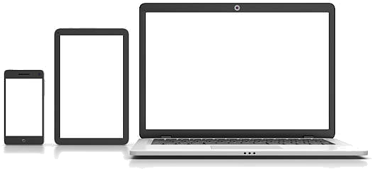 Desktop And Mobile Devices Transparent - Portable Network Graphics (612x367), Png Download