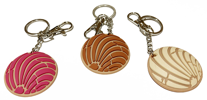 Pan Dulce Concha Key Chain - Fancy Key Chains Png (720x348), Png Download