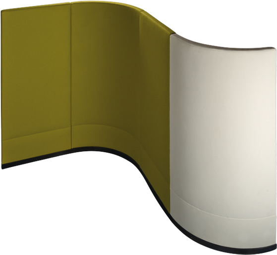 Bricks Wall Curve Modular Privacy Palau Rober Bronwasser - Textile (906x727), Png Download