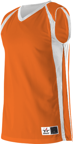 Orange/white - Free Basketball Kit Mock Up (600x600), Png Download