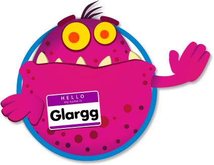 Glargg Spreads The Flu Wherever He Goes Because He (423x325), Png Download