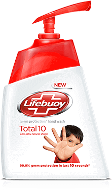 Fight Those Germs - Lifebuoy Total 10 Handwash (400x400), Png Download