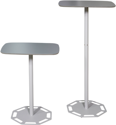 Portable Table Gives You Two Tables In One Package - Chair (490x418), Png Download