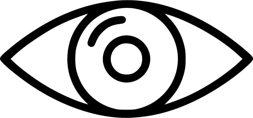 Eye Mission Vision View Idea Future Search Find Comments - Eye Icon Vector (980x460), Png Download