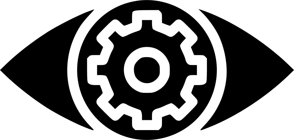 Eye Mission Vision View Settings Gear Preferences Comments - Mission And Vision Icons (980x466), Png Download