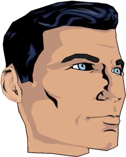 Sterling Archer 3d Model (800x600), Png Download