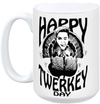 Twerkey Day Mug - エピオス 二重構造 保冷 保温 ステンレス マグカップ 300ml / 6519 (384x408), Png Download