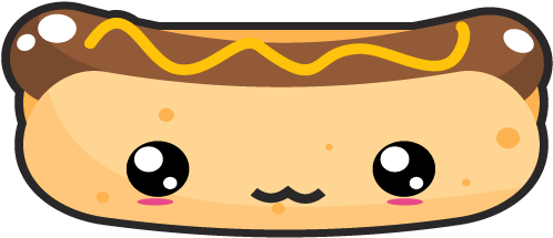Cute Junk Food Png (500x500), Png Download