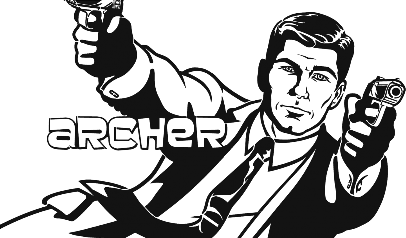 H Jon Benjamin Archer Autographed Signed 8x10 (1366x768), Png Download