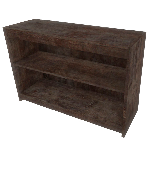 Fo4 Short Bookcase - Shelf (607x834), Png Download