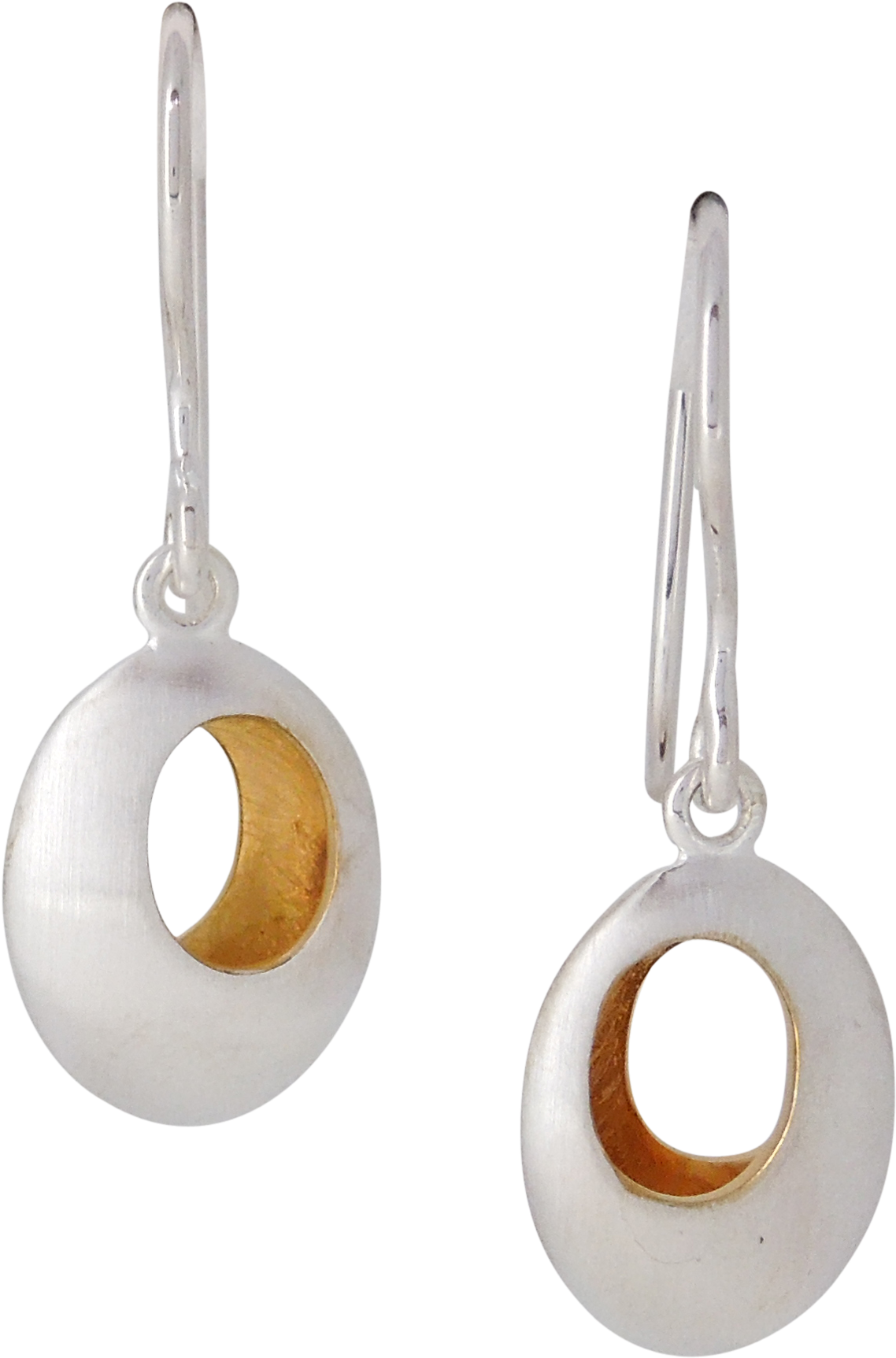 Oval Sterling - Earrings (2098x2370), Png Download