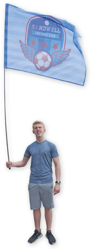 Carnival Flag 2 People - Flag (1000x1000), Png Download