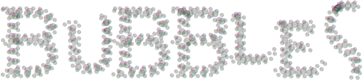 Bubble Brush Attached - Bee (1400x432), Png Download