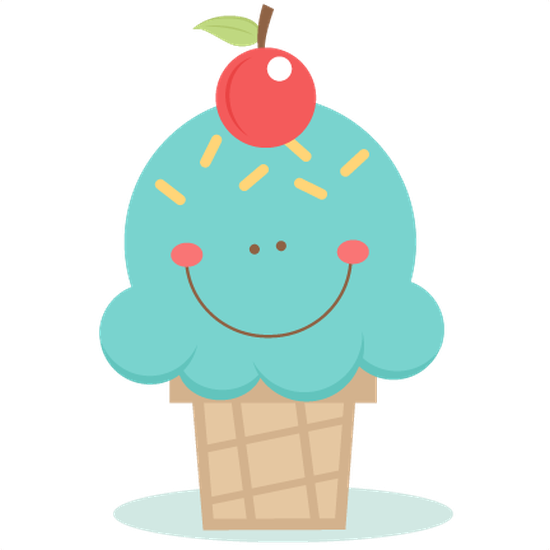 Cute Ice Cream Png Clipart Ice Cream Cones Clip Art - Ice Cream Clip Art Cute (550x550), Png Download