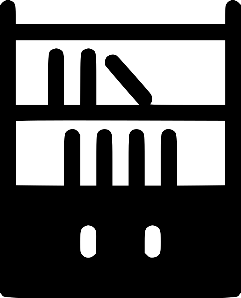 Bookcase Room Facilities Comments - Library Room Icon Png (794x980), Png Download