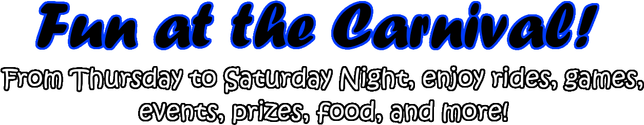 Carnival Banner Text2 - Sam 'n' Ella 'n' Wullie Too (1375x284), Png Download