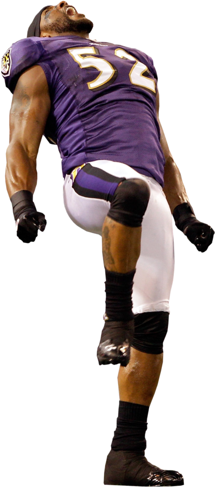 Musical Philosophy - Ray Lewis America Nfl Football Sports Art Poster 32x24 (480x970), Png Download