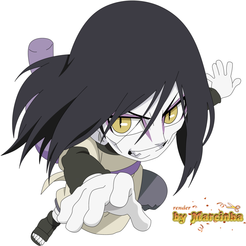 Chibi Orochimaru By Marcinha20 - Naruto Sd Rock Lee No Seishun Full Power Ninden 9 (894x894), Png Download