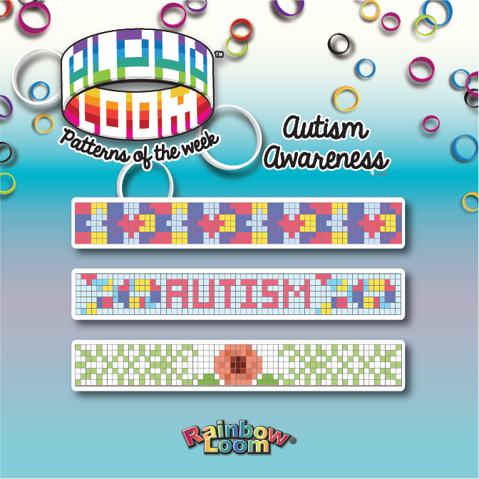 5364-1492801880 - Rainbow Loom Alpha Loom Patterns (672x672), Png Download