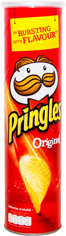 Pringles Potato Crisps Original 150 Gm - Pringles Original Potato Chips (1000x1000), Png Download