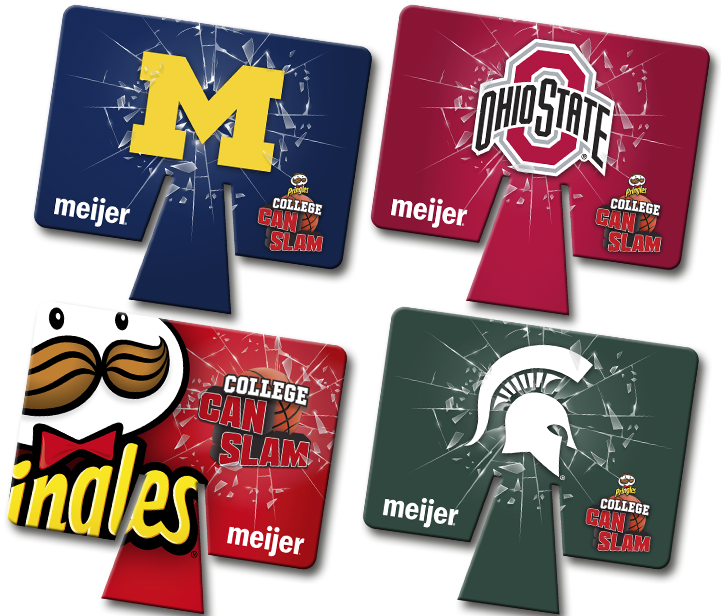 Blackboard - Flavor Slam Pringles Backboard (721x616), Png Download