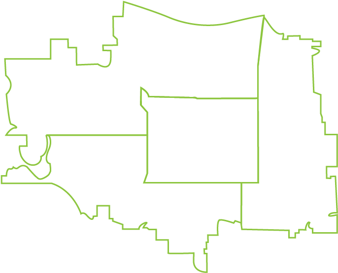 View A Neighborhood - Diagram (748x574), Png Download